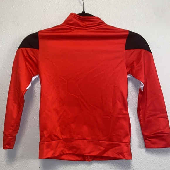 Puma Boys Size 6 Red Full Zip Jacket with Pockets Athletic Track Style 4939 - Picture 3 of 6
